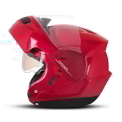 Capacete Robocop Articulado Pro Tork Attack Solid Vermelho Capacete Robocop Articulado Pro Tork Attack Solid Vermelho