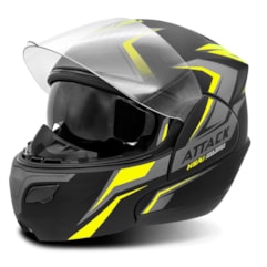 Capacete Robocop Escamoteável Pro Tork New Attack Capacete Robocop Escamoteável Pro Tork New Attack
