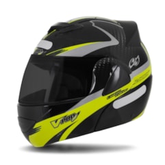 Capacete Robocop Pro Tork V-Pro Jet 2 Carbon Preto Viseira Fumê Capacete Robocop Pro Tork V-Pro Jet 2 Carbon Preto Viseira Fumê