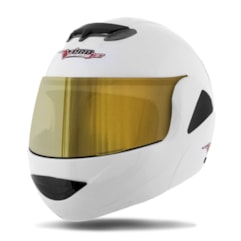 Capacete Robocop Pro Tork V-Pro Jet Viseira Dourada Capacete Robocop Pro Tork V-Pro Jet Viseira Dourada