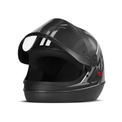 Capacete Super Sport Moto 2019 Fosco Cinza Capacete Super Sport Moto 2019 Fosco Cinza