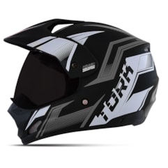 Capacete TH-1 Vision New Adventure Viseira Fume Capacete TH-1 Vision New Adventure Viseira Fume