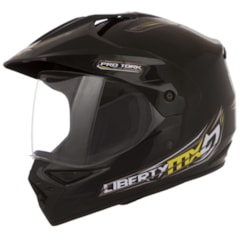Capacete Trilha Pro Tork Liberty MX Vision Preto Capacete Trilha Pro Tork Liberty MX Vision Preto
