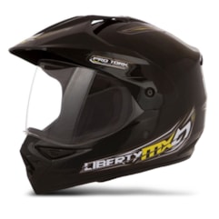 Capacete Trilha Pro Tork Liberty MX Vision Preto Capacete Trilha Pro Tork Liberty MX Vision Preto