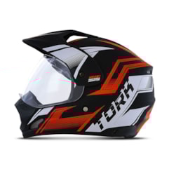 Capacete Trilha Pro Tork TH1 Vision New Adventure Laranja Capacete Trilha Pro Tork TH1 Vision New Adventure Laranja