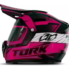 Cofre Mini Capacete Pro Tork Cross Factory Edition Enfeite Rosa Cofre Mini Capacete Pro Tork Cross Factory Edition Enfeite Rosa