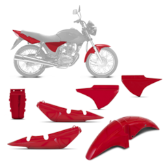 Conjunto 3 Peças Titan 150 2004 Até 2008 Pro Tork Conjunto 3 Peças Titan 150 2004 Até 2008 Pro Tork