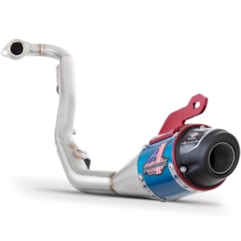 Escapamento Completo Pro Tork Powercore 4 CRF 230F Azul Escapamento Completo Pro Tork Powercore 4 CRF 230F Azul