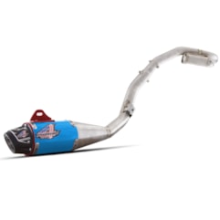 Escapamento Completo Pro Tork Powercore 4 CRF 250F Azul 2019 e 2020 Escapamento Completo Pro Tork Powercore 4 CRF 250F Azul 2019 e 2020