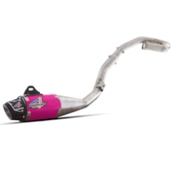 Escapamento Completo Pro Tork Powercore 4 CRF 250F Rosa Escapamento Completo Pro Tork Powercore 4 CRF 250F Rosa