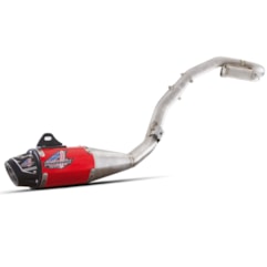 Escapamento Completo Pro Tork Powercore 4 CRF 250F Vermelho 2019 e 2020 Escapamento Completo Pro Tork Powercore 4 CRF 250F Vermelho 2019 e 2020
