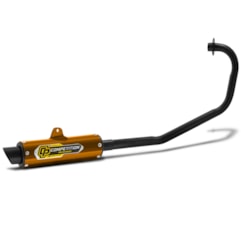 Escapamento Esportivo Moto Pro Tork Competition Titan 125 ES 2000 Até 2004 Dourado Escapamento Esportivo Moto Pro Tork Competition Titan 125 ES 2000 Até 2004 Dourado
