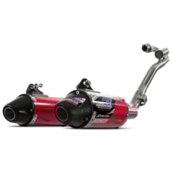 ESCAPAMENTO POWERCORE 3 PONTEIRA DUPLA CRF 230 Rosa ESCAPAMENTO POWERCORE 3 PONTEIRA DUPLA CRF 230 Rosa