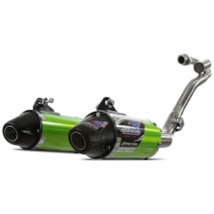 ESCAPAMENTO POWERCORE 3 PONTEIRA DUPLA CRF 230 Verde ESCAPAMENTO POWERCORE 3 PONTEIRA DUPLA CRF 230 Verde