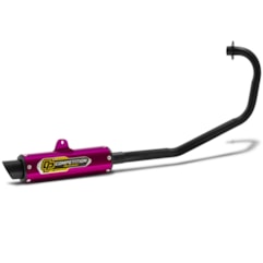 Escapamento Pro Tork Competition Titan 160 Rosa Escapamento Pro Tork Competition Titan 160 Rosa