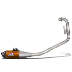 Escapamento Pro Tork Powercore 4 Titan 150 KS/ES 2005 à 2008 Dourado Escapamento Pro Tork Powercore 4 Titan 150 KS/ES 2005 à 2008 Dourado