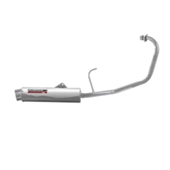 Escapamento Roncar Aluminium RS Oval Boca 8 YBR 125 2000/08 Escapamento Roncar Aluminium RS Oval Boca 8 YBR 125 2000/08