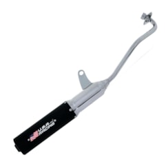 Escapamento USA Racing Honda Pop 100 2007 Até 2015 Pro Tork Escapamento USA Racing Honda Pop 100 2007 Até 2015 Pro Tork