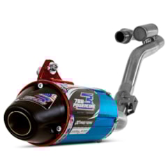 Escape Completo Mod. Powercore 3 CRF 250F 2019 e 2020 Azul Escape Completo Mod. Powercore 3 CRF 250F 2019 e 2020 Azul
