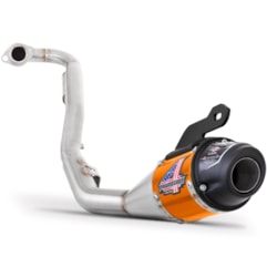 Escape Completo Powercore 4 CRF 230 Dourado Escape Completo Powercore 4 CRF 230 Dourado