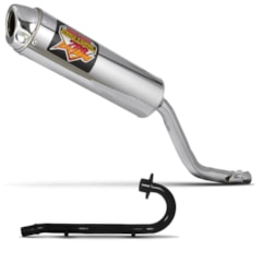 Escape Ponteira 788 + Curva NXR Bros 125/150 2003 Até 2008 Pro Tork