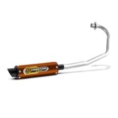 Escape Pro Tork Competition Titan 125 95 Até 99 (Cromado) Dourado Escape Pro Tork Competition Titan 125 95 Até 99 (Cromado) Dourado