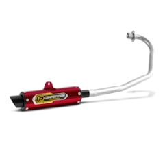 Escape Pro Tork Competition Titan 160 (Cromado) Vermelho Escape Pro Tork Competition Titan 160 (Cromado) Vermelho