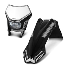 Farol Moto Universal + Paralama Universal MX2 Pro Tork Farol Moto Universal + Paralama Universal MX2 Pro Tork