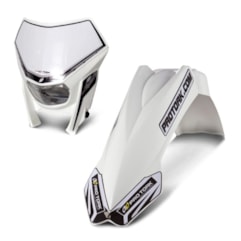 Farol Moto Universal + Paralama Universal MX2 Pro Tork Farol Moto Universal + Paralama Universal MX2 Pro Tork