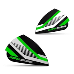Kit 2 Orelhas Laterais P/ Capacete Attack EVO Brilhante Kit 2 Orelhas Laterais P/ Capacete Attack EVO Brilhante