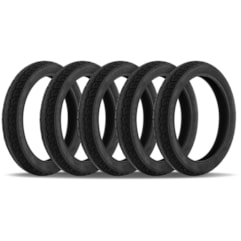 Kit 5 Pneus Moto Aro 18 Titan Fan YBR Pro Tork 90x90-18 Traseiro Kit 5 Pneus Moto Aro 18 Titan Fan YBR Pro Tork 90x90-18 Traseiro