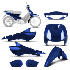 Kit Carenagem Completo Biz 100 1998 Até 2005 Pro Tork Kit Carenagem Completo Biz 100 1998 Até 2005 Pro Tork