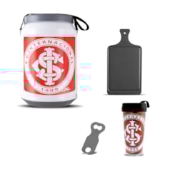 Kit Churrasco Cooler Copo Times + Abridor + Tábua Internacional Kit Churrasco Cooler Copo Times + Abridor + Tábua Internacional