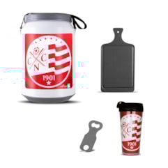 Kit Churrasco Cooler Copo Times + Abridor + Tábua Náutico Kit Churrasco Cooler Copo Times + Abridor + Tábua Náutico