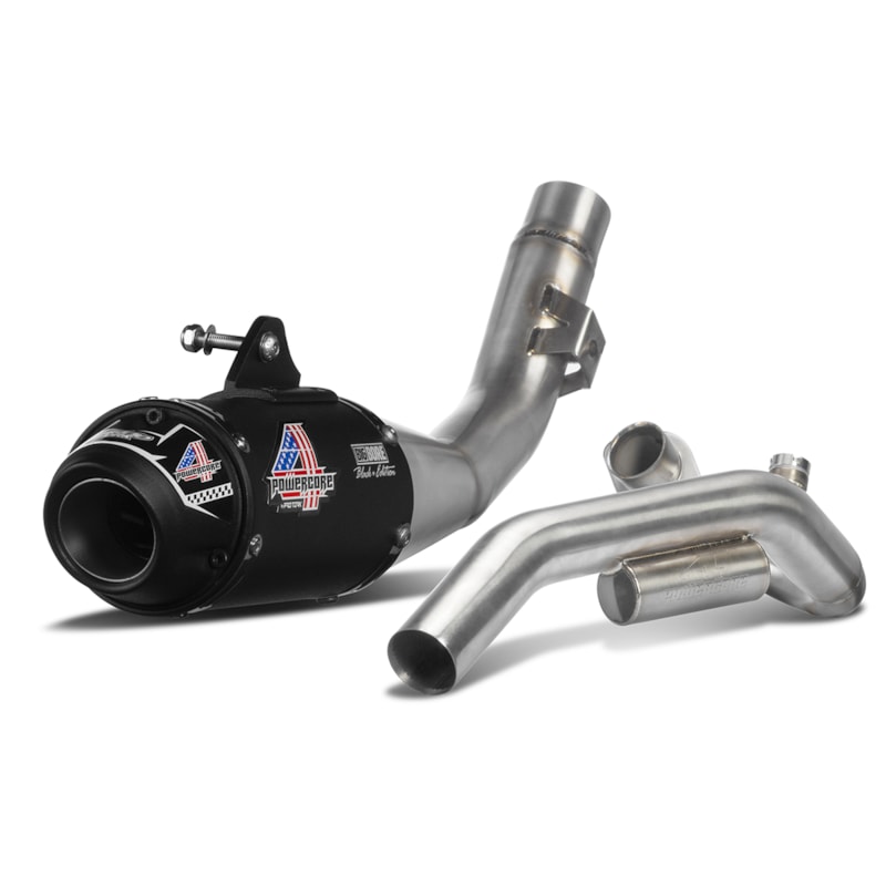 Kit Escapamento Powercore 4 Big Bore Black Edition Compatível com Crf 250f 2019 a 2021