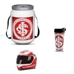 Kit Internacional Cooler Térmico Mini Capacete E Copo Térmico Kit Internacional Cooler Térmico Mini Capacete E Copo Térmico