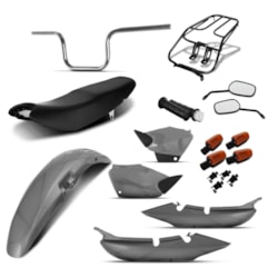 Kit Moto Completo Pro Tork Titan 125 2000 Até 2004 Kit Moto Completo Pro Tork Titan 125 2000 Até 2004