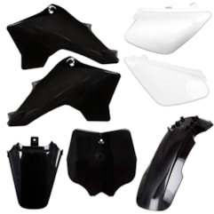 Kit Plástico Carenagem Moto Pro Tork Tr50f Tr100f Preto Kit Plástico Carenagem Moto Pro Tork Tr50f Tr100f Preto