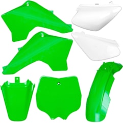 Kit Plástico Carenagem Moto Pro Tork Tr50f Tr100f Verde Kit Plástico Carenagem Moto Pro Tork Tr50f Tr100f Verde