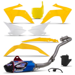 Kit Plástico Crf 230 2015 Com Number Plate + Powercore 3 Azul Kit Plástico Crf 230 2015 Com Number Plate + Powercore 3 Azul