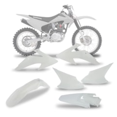 Kit Plástico CRF 230 Branco 2008/14 Kit Plástico CRF 230 Branco 2008/14