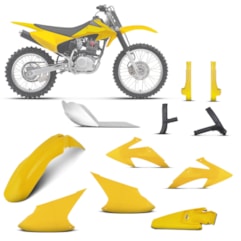 Kit Plástico Crf 230f 2008 À 2014 Amarelo + Pro. Bengala, Quadro, Motor (Alumínio) Kit Plástico Crf 230f 2008 À 2014 Amarelo + Pro. Bengala, Quadro, Motor (Alumínio)