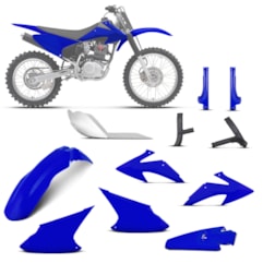 Kit Plástico Crf 230f 2008 À 2014 Azul + Pro. Bengala, Quadro, Motor (Alumínio) Kit Plástico Crf 230f 2008 À 2014 Azul + Pro. Bengala, Quadro, Motor (Alumínio)