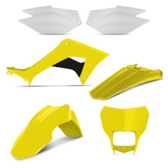 Kit Plástico CRF 250F 2019 Pro Tork Amarelo Kit Plástico CRF 250F 2019 Pro Tork Amarelo