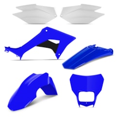 Kit Plástico CRF 250F 2019 Pro Tork Azul Kit Plástico CRF 250F 2019 Pro Tork Azul