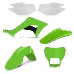 Kit Plástico CRF 250F 2019 Pro Tork Verde Kit Plástico CRF 250F 2019 Pro Tork Verde