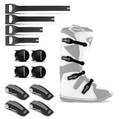 Kit Reparo Para Bota Pro Tork Combat 4 Branca Cor Preto Kit Reparo Para Bota Pro Tork Combat 4 Branca Cor Preto