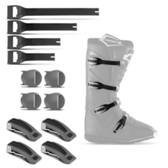 Kit Reparo Para Bota Pro Tork Combat 4 Preta Cor Prata Kit Reparo Para Bota Pro Tork Combat 4 Preta Cor Prata