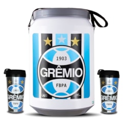 Kit Torcedor Grêmio Cooler E Copos Grêmio Kit Torcedor Grêmio Cooler E Copos Grêmio
