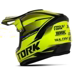 Mini Capacete Pro Tork Cross Factory Edition Enfeite Amarelo Mini Capacete Pro Tork Cross Factory Edition Enfeite Amarelo